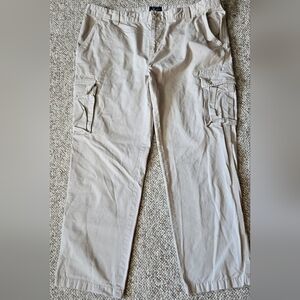 G.H. Bass Men's Tan Cargo Cotton Pants 38x30 (38x29)